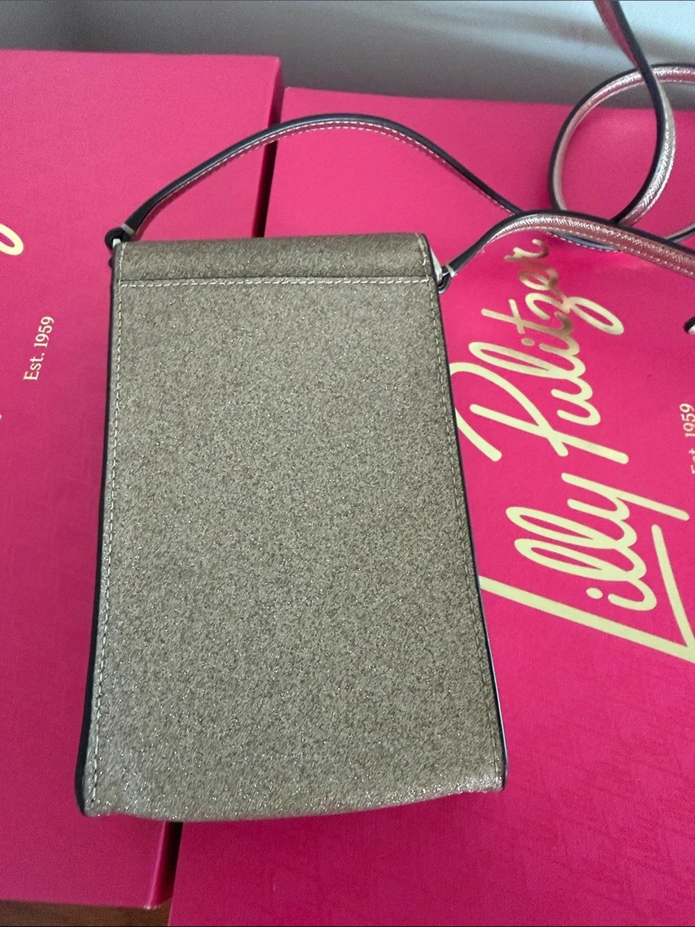 Kate Spade Tinsel North South Flap Phone Crossbody